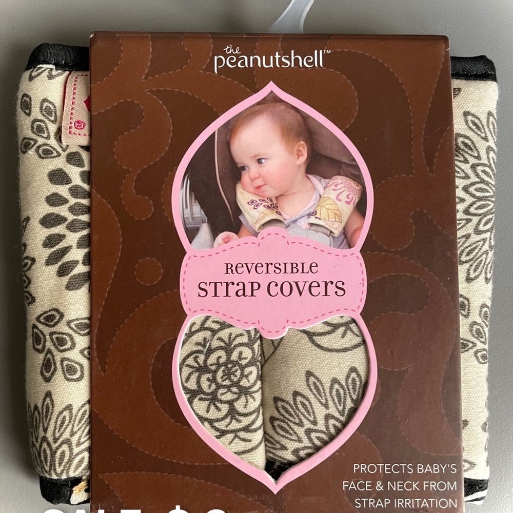 NEW PeanutShell Strap Covers - Tea Time